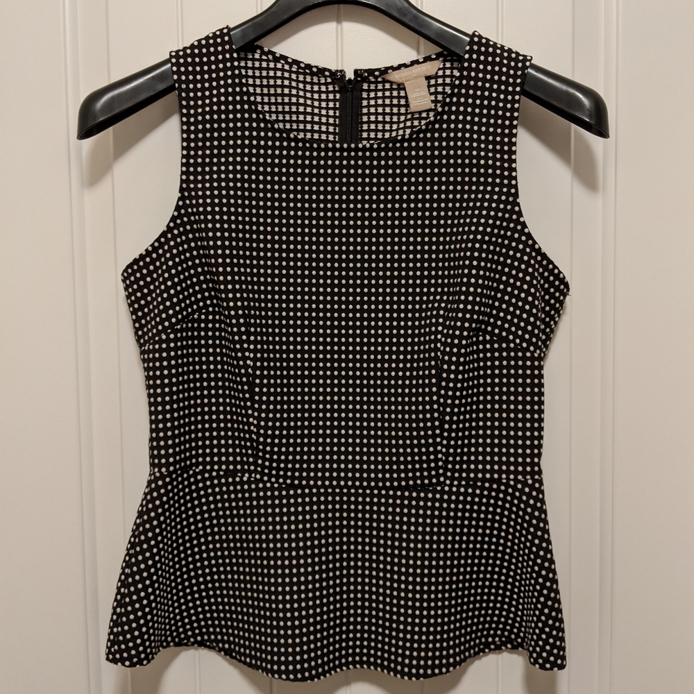 Banana Republic Polka Dot Peplum